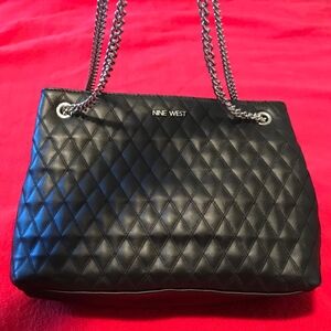 Nine West Black Quilted Women's Bag
